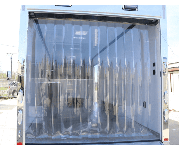 Cold Curtain for Rear Ramp Door - Removable